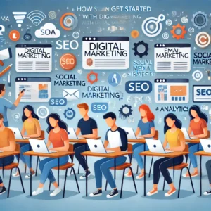 DALL·E-2025-02-09-16.39.15-An-educational-and-inspiring-illustration-titled-How-Students-Can-Get-Started-with-Digital-Marketing.-The-image-features-students-sitting-at-desks-w-300x300 Digital Marketing for Students in 2025: A Comprehensive Guide